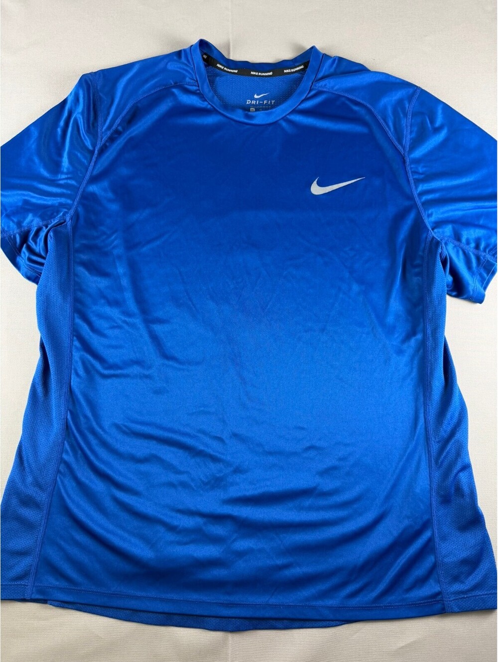 Nike Dri Fit Men's Blue Short Sleeve Athletic Shirt XL